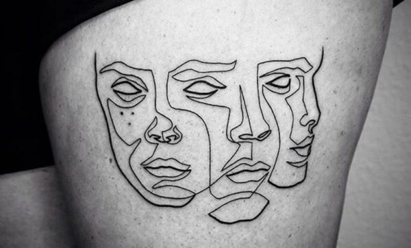 Single Line Tattoo - tattoo blog