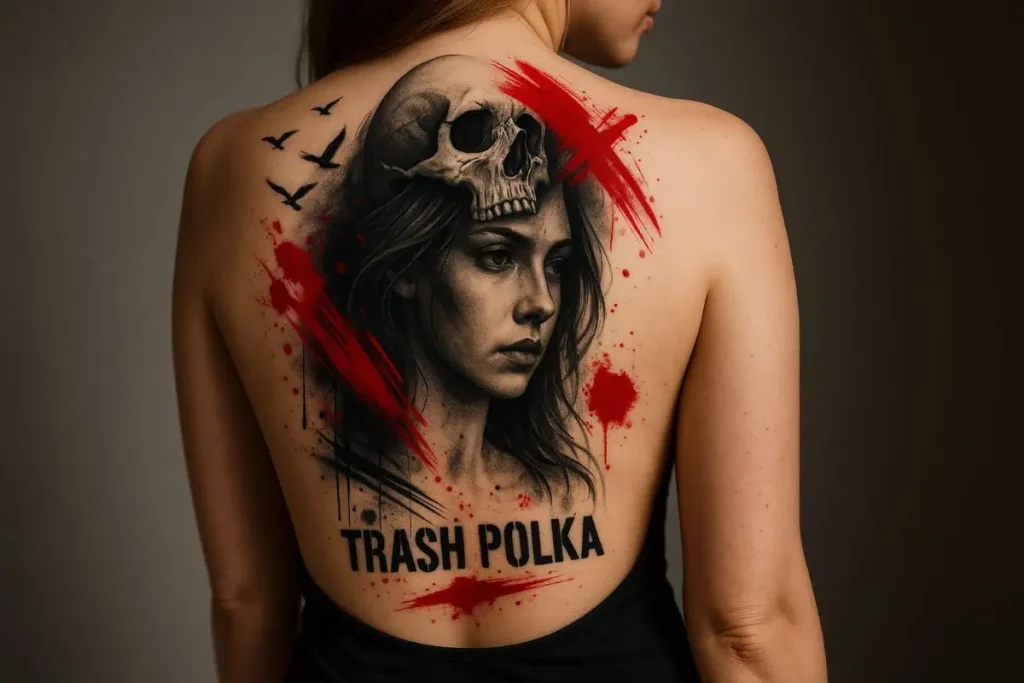 Tatuagem Trash Polka