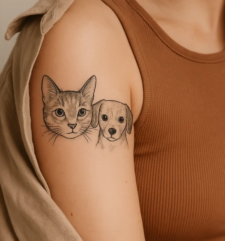 Tatuagens de Pets Fofas